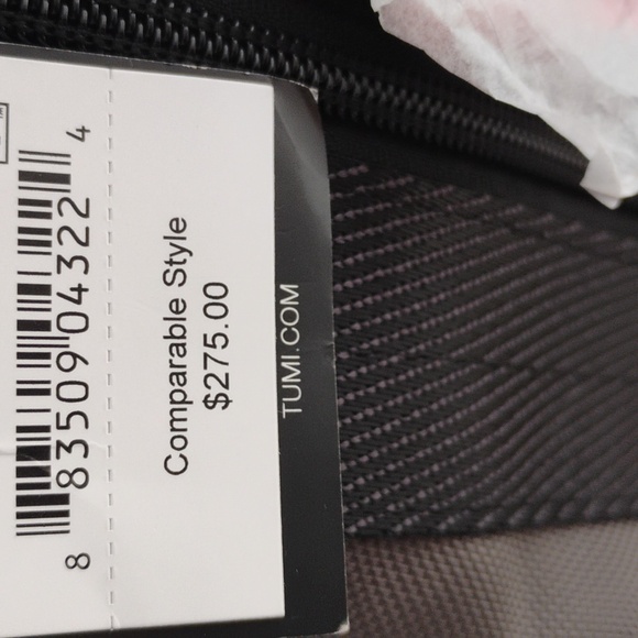 Tumi 💥 NWT 💥Higgins Sling Ballistic Black&Gray Backpack with Red Accents - Picture 9 of 17